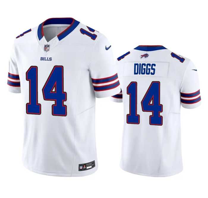 Men & Women & Youth Buffalo Bills #14 Stefon Diggs White 2023 F.U.S.E. Vapor Untouchable Limited Stitched Jersey